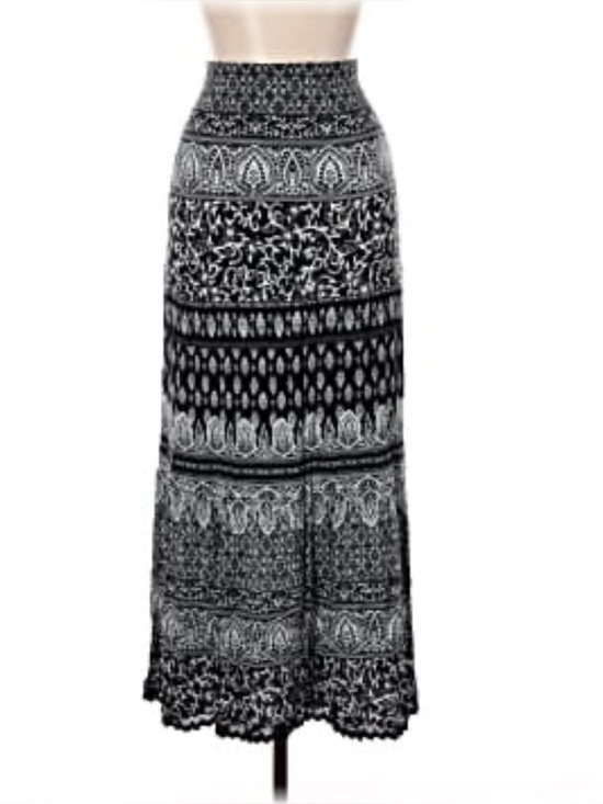 Westport Dresses & Skirts - Black & White Patterned Maxi Skirt Westport